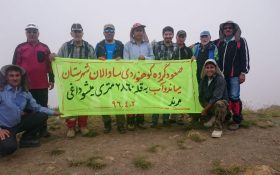 صعود گروه کوهنوردی ساوالان شهرستان میاندوآب به قله ۲۸۶۰ متری میشو داغی