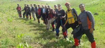 صعود گروه کوهنوردی ساوالان شهرستان میاندوآب به قله ۲۷۰۰متری  قره داش