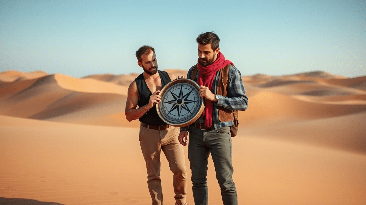 قطب‌نمای آنلاین در وب سایت onlinecompass.net