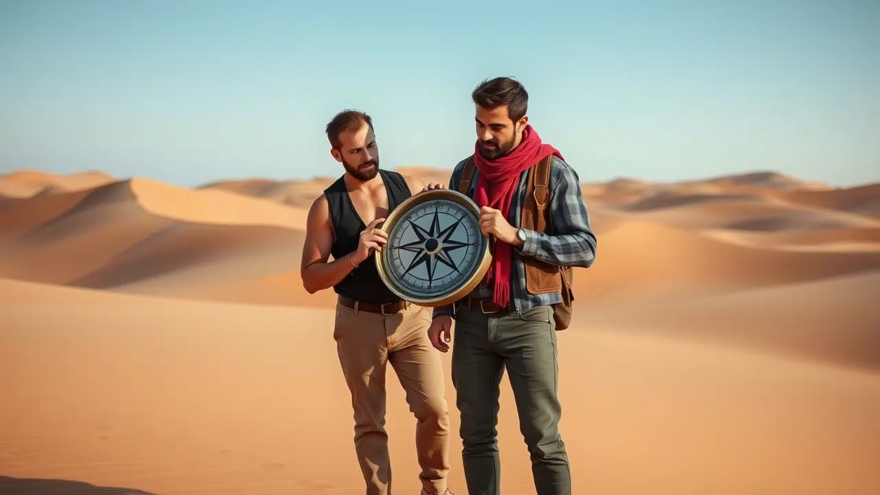 قطب‌نمای آنلاین در وب سایت onlinecompass.net